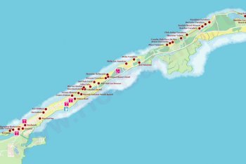 карта Варадеро (Куба)