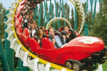 Франция, американские горки в Астериксе