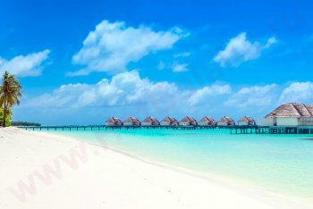 бунгало на Мальдивах на море