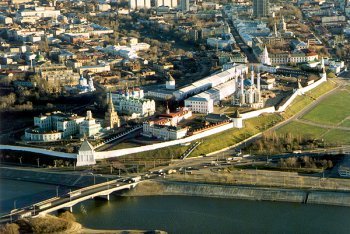 Казань, вид Кремля