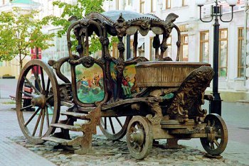 Казань, карета Екатерины II на ул. Баумана
