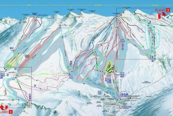 карта Бакейра-Берет (Испания), карта горнолыжного курорта Бакейра-Берет