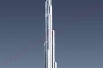 сверхвысотный небоскрёб Burj Khalifa, ОАЭ